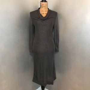 Banana Republic Gray Cow-neck Sweater Dress - Med.